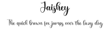 Jaishey by Makashi — Script Handwritten Font — thumbnail 1
