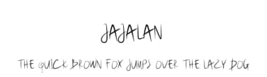 Jajalan by Andang Prasetyo — Script Handwritten Font — thumbnail 1