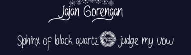 Jajan Gorengan by Calligraphy Fonts — Script Handwritten Font — thumbnail 2