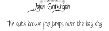 Jajan Gorengan by Calligraphy Fonts — Script Handwritten Font — thumbnail 1