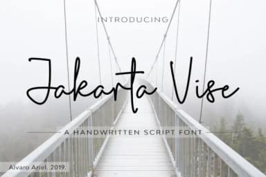 Jakarta Vise Font by Cherryline Master — Script Handwritten Font — thumbnail 1