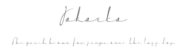 Jakarta by Nine Club Studio — Script Handwritten Font — thumbnail 1