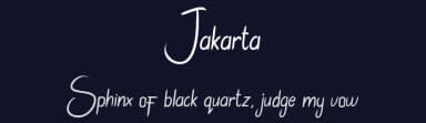 Jakarta by Bories Bechker — Script Handwritten Font — thumbnail 2