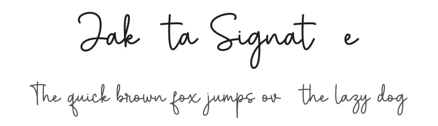 Jakarta Signature by Alvaro Ariel — Script Handwritten Font