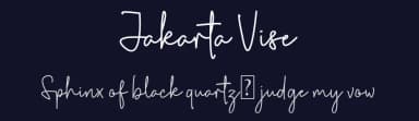 Jakarta Vise by Alvaro Ariel — Script Handwritten Font — thumbnail 2