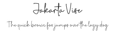 Jakarta Vise by Alvaro Ariel — Script Handwritten Font — thumbnail 1