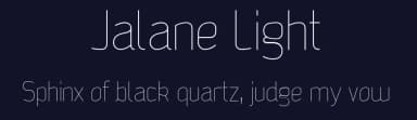 Jalane Light by Benoît Sjöholm — Sans Serif Font — thumbnail 2