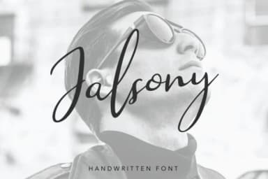 Jalsony Font by Pasha Larin — Script Handwritten Font — thumbnail 8