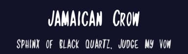 Jamaican Crow by Kurnia Setyadi — Script Handwritten Font — thumbnail 2