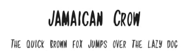 Jamaican Crow by Kurnia Setyadi — Script Handwritten Font — thumbnail 1