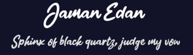 Jaman Edan by Salamahtype.com — Script Handwritten Font — thumbnail 2