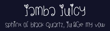 Jamba Juicy by Des Gomez — Script Handwritten Font — thumbnail 2