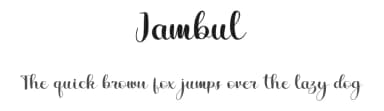 Jambul by Essentials Studio — Script Handwritten Font — thumbnail 1