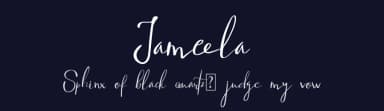 Jameela by Tigadestd — Script Handwritten Font — thumbnail 2