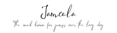 Jameela by Tigadestd — Script Handwritten Font — thumbnail 1