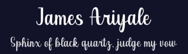 James Ariyale by StringLabs Creative Studio — Script Handwritten Font — thumbnail 2