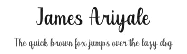James Ariyale by StringLabs Creative Studio — Script Handwritten Font — thumbnail 1
