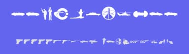 James Bond 007 by Glyphcraft — Dingbats Font — thumbnail 3