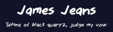 James Jeans by Jansku Boy — Script Handwritten Font — thumbnail 2