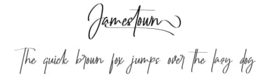 Jamestown by NihStudio — Script Handwritten Font — thumbnail 1