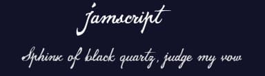 Jamscript by Zetafonts — Script Handwritten Font — thumbnail 2