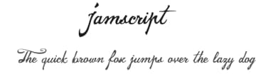 Jamscript by Zetafonts — Script Handwritten Font — thumbnail 1