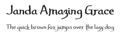 Janda Amazing Grace by Kimberly Geswein — Script Handwritten Font — thumbnail 1