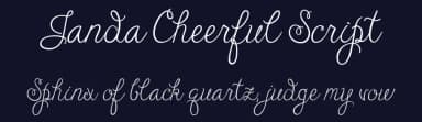 Janda Cheerful Script by Kimberly Geswein — Script Handwritten Font — thumbnail 2