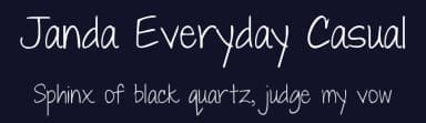 Janda Everyday Casual by Kimberly Geswein — Script Handwritten Font — thumbnail 2