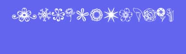 Janda Flower Doodles by Kimberly Geswein — Dingbats Font — thumbnail 3