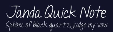 Janda Quick Note by Kimberly Geswein — Script Handwritten Font — thumbnail 2