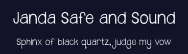 Janda Safe and Sound by Kimberly Geswein — Script Handwritten Font — thumbnail 2