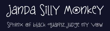 Janda Silly Monkey by Kimberly Geswein — Script Handwritten Font — thumbnail 2