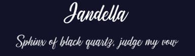 Jandella by Brithos Type — Script Handwritten Font — thumbnail 2
