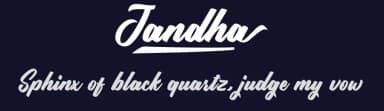 Jandha by Makashi — Script Handwritten Font — thumbnail 2