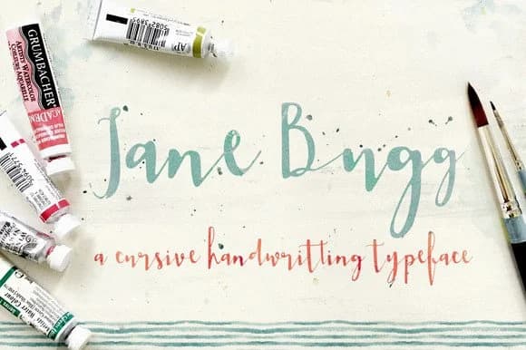 Jane Bugg Font by Blue Robin Design Shop — Script Handwritten Font — preview 1