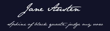 Jane Austen by Pia Frauss — Script Handwritten Font — thumbnail 2