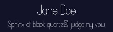 Jane Doe by VPcreativeshop — Sans Serif Font — thumbnail 2