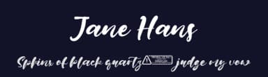 Jane Hans by Kong Font — Script Handwritten Font — thumbnail 2