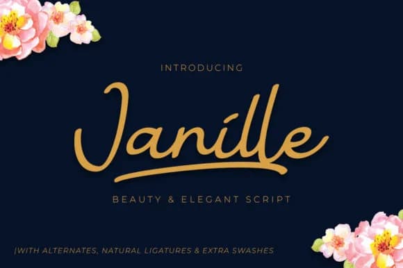 Janille Font by Panrita Studio — Script Handwritten Font