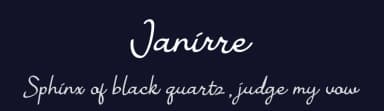 Janille by Panrita Studio — Script Handwritten Font — thumbnail 2