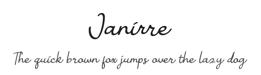 Janille by Panrita Studio — Script Handwritten Font — preview 1