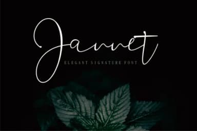Jannet Font by Fikryal Studio — Script Handwritten Font — thumbnail 1