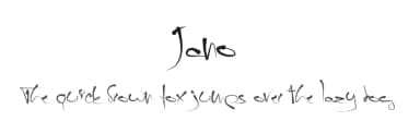 Jano by Jano — Script Handwritten Font — thumbnail 1
