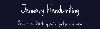January Handwriting by Misti's Fonts — Script Handwritten Font — thumbnail 2