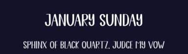 January Sunday by Scratchones — Script Handwritten Font — thumbnail 2