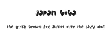 Japan Boba by Go Letter — Script Handwritten Font — thumbnail 1