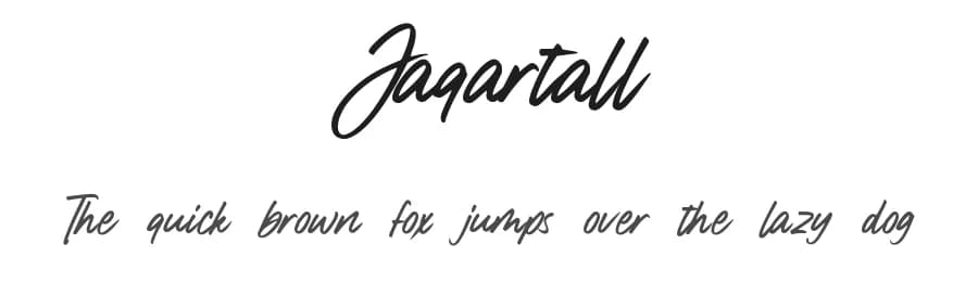 Jaqartall by Allouse Studio — Script Handwritten Font