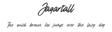 Jaqartall by Allouse Studio — Script Handwritten Font — thumbnail 1