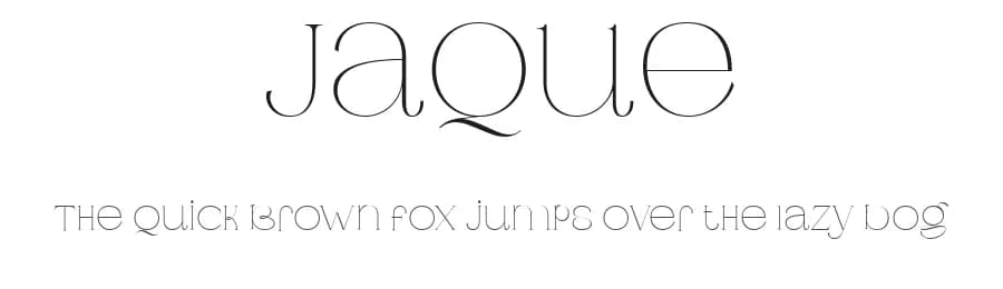Jaque by Pentagonistudio — Serif Font